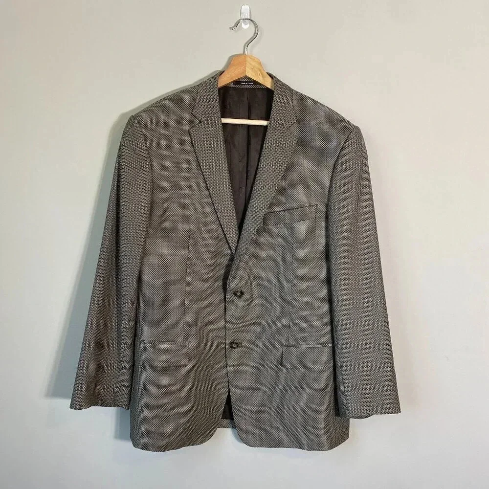 Versace Collection Men's US 42R EUR 52 Wool Sport Coat Dinner Jacket Blazer Tan